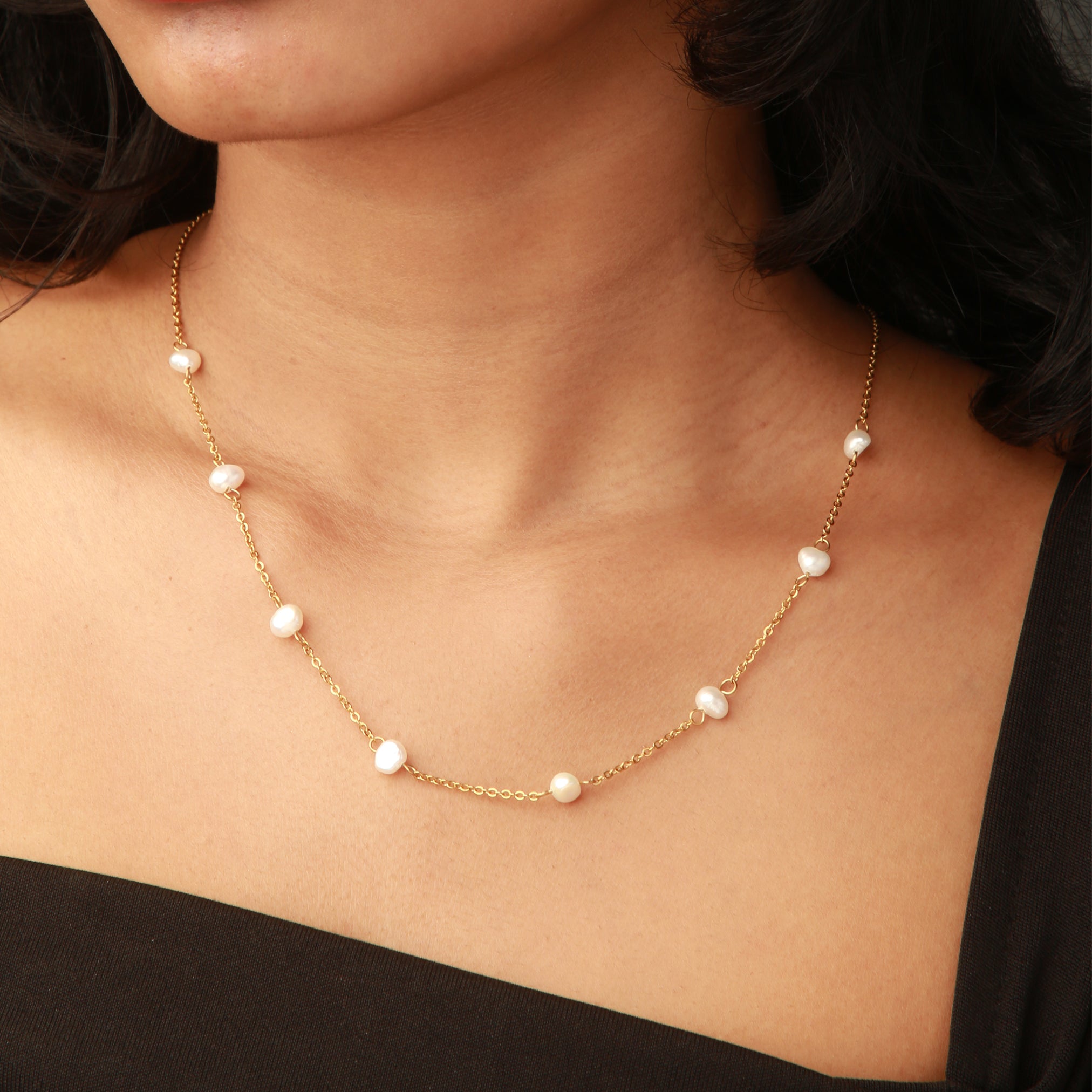 Daphne Beaded Pearl Chain