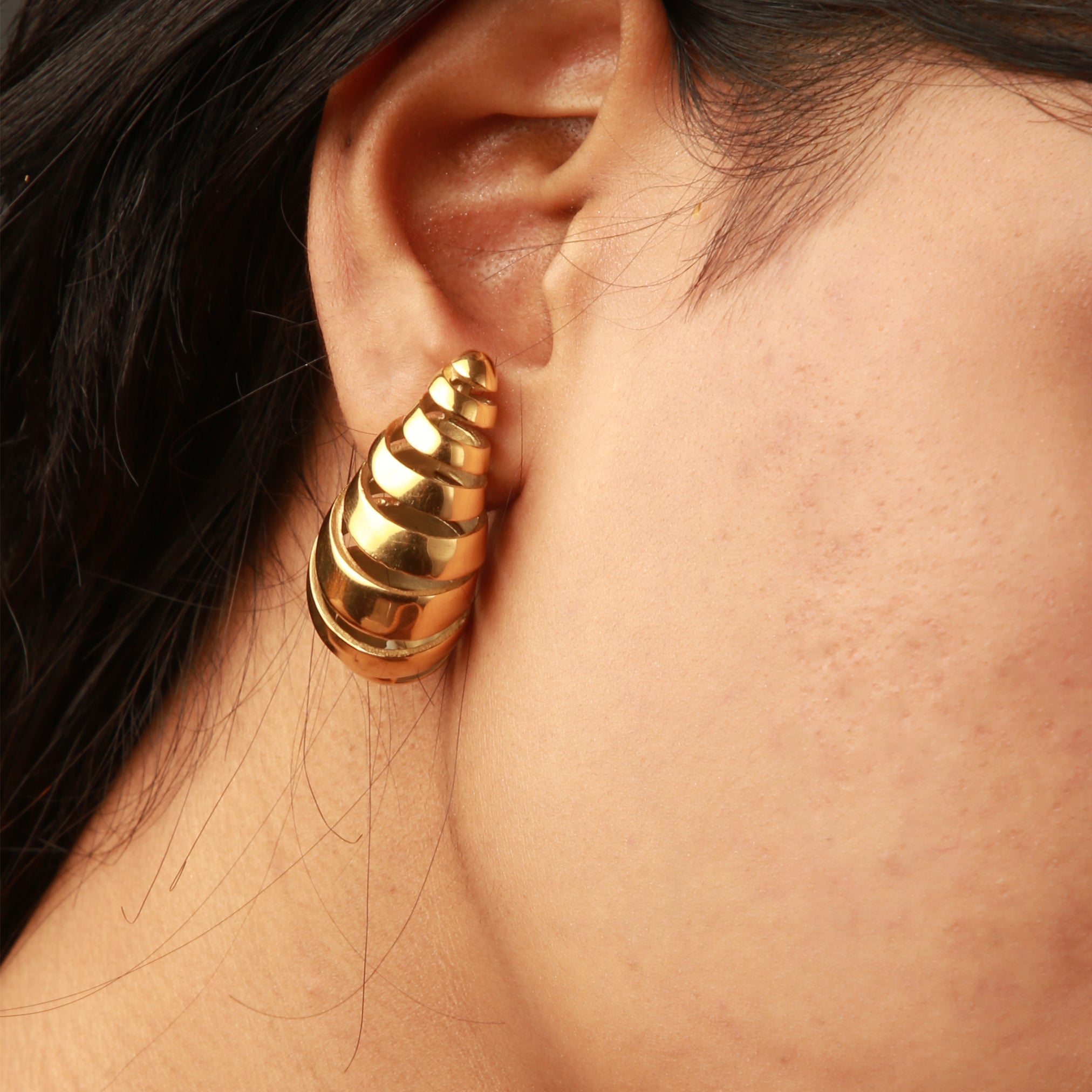 Spiral Bottega Earrings