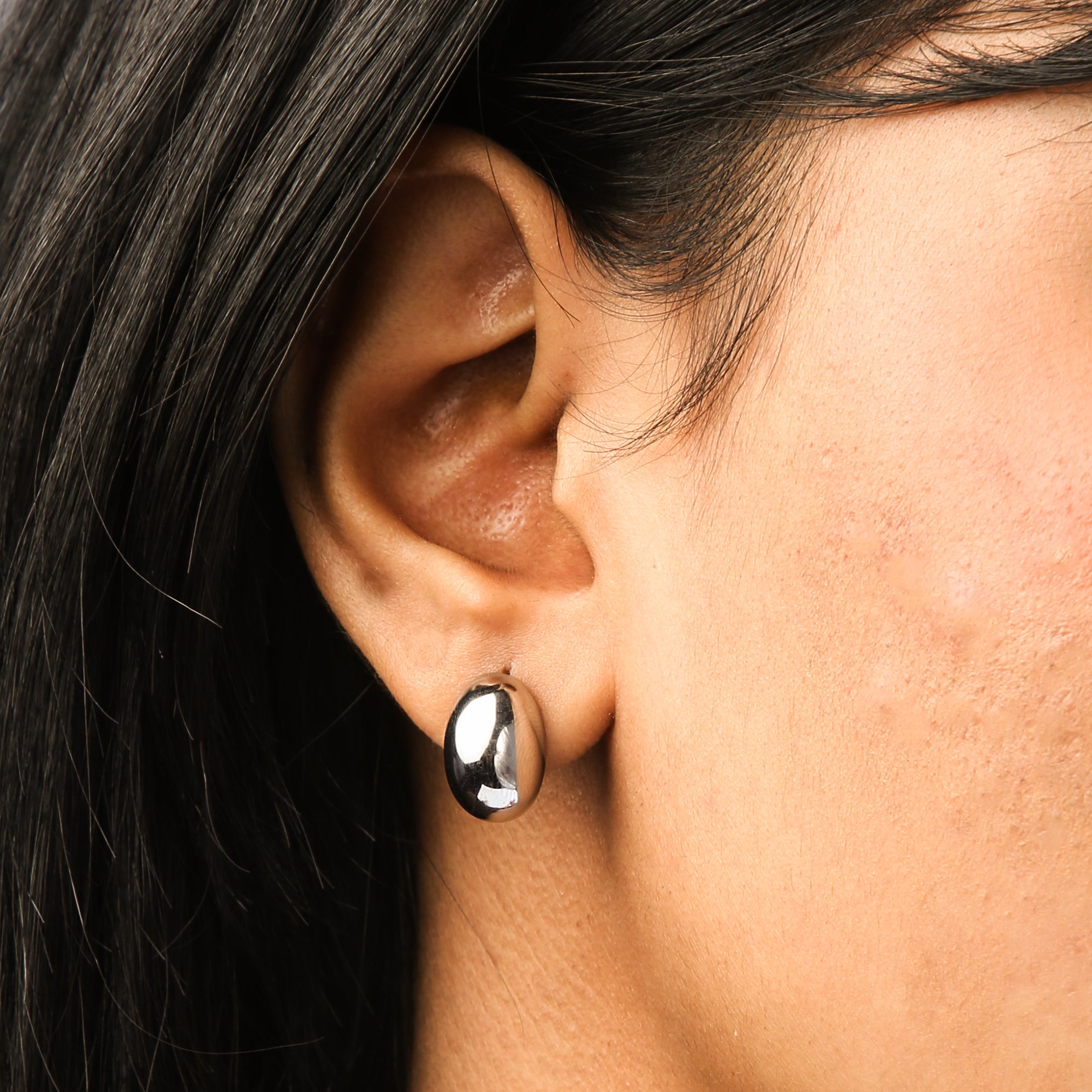 Ladybird Earrings (Silver)