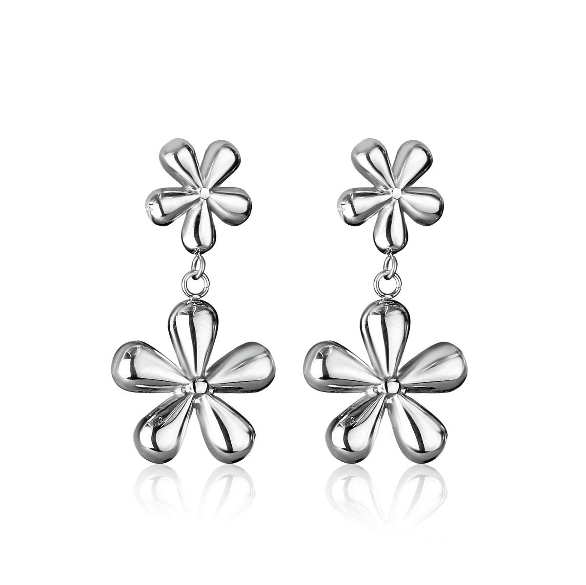 Daisy Earrings (Silver)