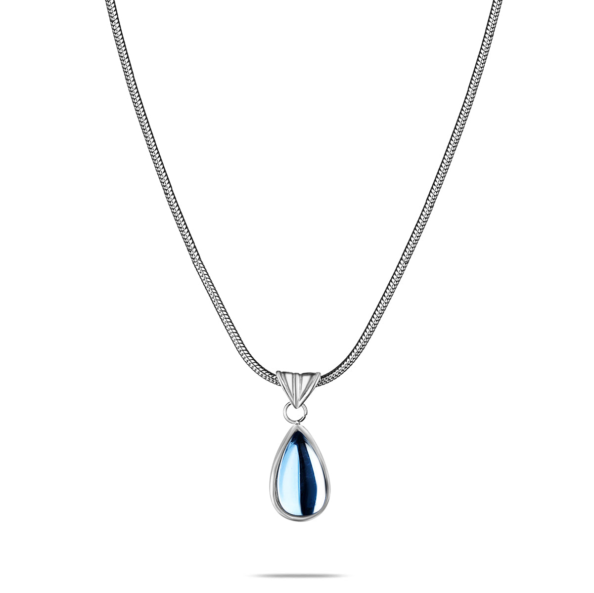 Kailani Waterdrop Necklace (Silver)