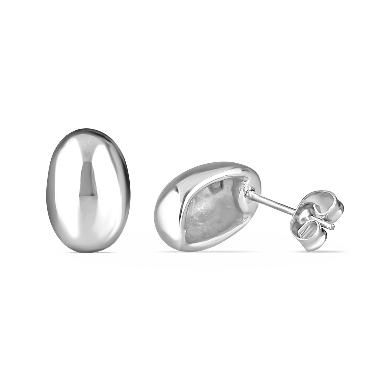 Ladybird Earrings (Silver)